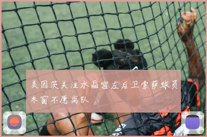 美因茨关注水晶宫左后卫索萨球员冬窗不愿离队